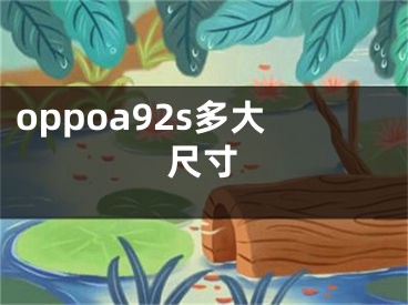 oppoa92s多大尺寸