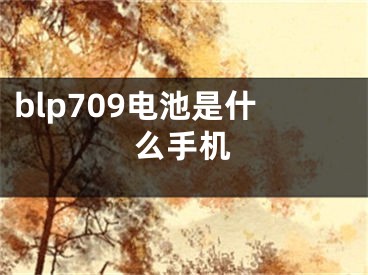 blp709電池是什么手機(jī)