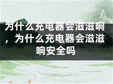 為什么充電器會滋滋響，為什么充電器會滋滋響安全嗎