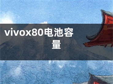 vivox80電池容量