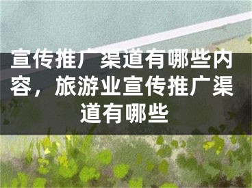 宣傳推廣渠道有哪些內(nèi)容，旅游業(yè)宣傳推廣渠道有哪些