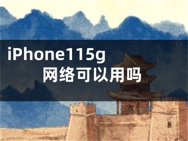 iPhone115g網(wǎng)絡(luò)可以用嗎