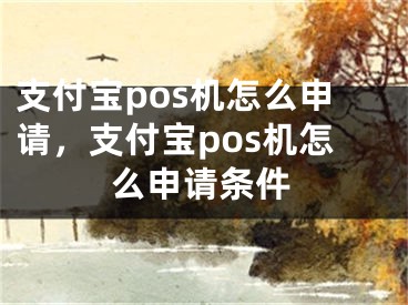 支付寶pos機(jī)怎么申請(qǐng)，支付寶pos機(jī)怎么申請(qǐng)條件