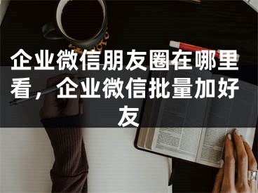 企業(yè)微信朋友圈在哪里看，企業(yè)微信批量加好友