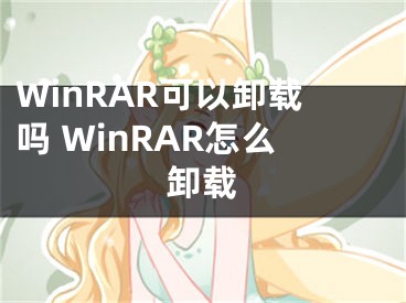 WinRAR可以卸載嗎 WinRAR怎么卸載