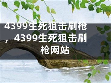 4399生死狙擊刷槍，4399生死狙擊刷槍網(wǎng)站