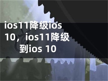 ios11降級(jí)ios10，ios11降級(jí)到ios 10