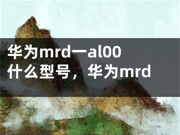 華為mrd一al00什么型號(hào)，華為mrd