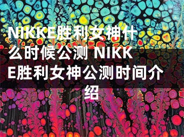 NIKKE勝利女神什么時(shí)候公測(cè) NIKKE勝利女神公測(cè)時(shí)間介紹