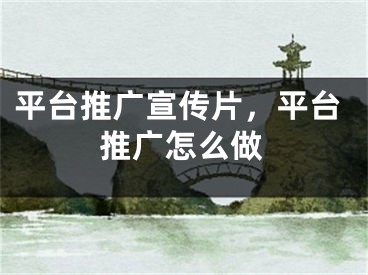 平臺(tái)推廣宣傳片，平臺(tái)推廣怎么做