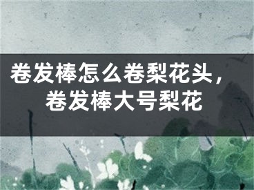 卷發(fā)棒怎么卷梨花頭，卷發(fā)棒大號梨花