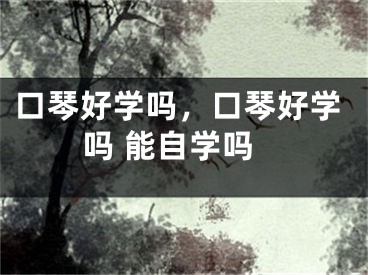 口琴好學(xué)嗎，口琴好學(xué)嗎 能自學(xué)嗎