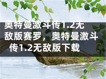 奧特曼激斗傳1.2無敵版賽羅，奧特曼激斗傳1.2無敵版下載