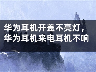 華為耳機(jī)開蓋不亮燈，華為耳機(jī)來(lái)電耳機(jī)不響