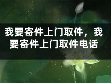 我要寄件上門取件，我要寄件上門取件電話