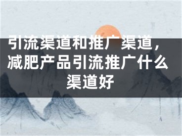 引流渠道和推廣渠道，減肥產(chǎn)品引流推廣什么渠道好