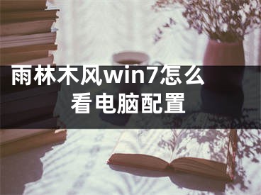 雨林木風win7怎么看電腦配置