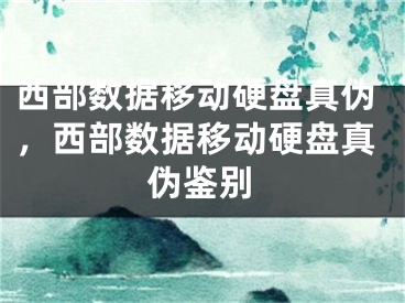 西部數(shù)據(jù)移動硬盤真?zhèn)?，西部?shù)據(jù)移動硬盤真?zhèn)舞b別