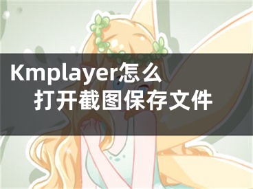 Kmplayer怎么打開截圖保存文件