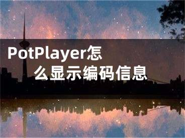 PotPlayer怎么顯示編碼信息