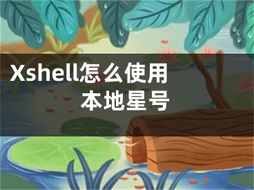 Xshell怎么使用本地星號