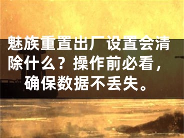 魅族重置出廠設(shè)置會(huì)清除什么？操作前必看，確保數(shù)據(jù)不丟失。