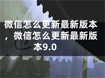 微信怎么更新最新版本，微信怎么更新最新版本9.0