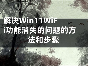 解決Win11WiFi功能消失的問(wèn)題的方法和步驟