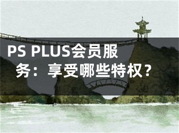 PS PLUS會員服務(wù)：享受哪些特權(quán)？