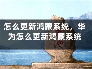 怎么更新鴻蒙系統(tǒng)，華為怎么更新鴻蒙系統(tǒng)