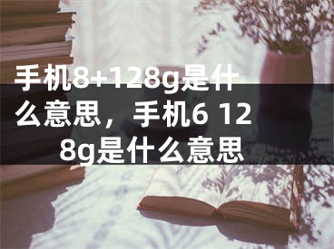 手機8+128g是什么意思，手機6 128g是什么意思