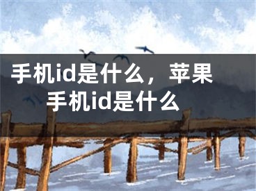 手機(jī)id是什么，蘋果手機(jī)id是什么