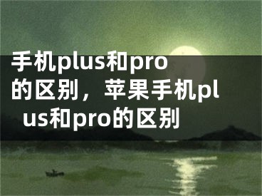 手機(jī)plus和pro的區(qū)別，蘋果手機(jī)plus和pro的區(qū)別