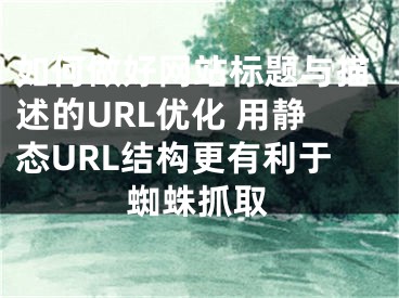 如何做好網(wǎng)站標(biāo)題與描述的URL優(yōu)化 用靜態(tài)URL結(jié)構(gòu)更有利于蜘蛛抓取