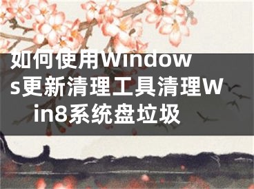 如何使用Windows更新清理工具清理Win8系統(tǒng)盤垃圾