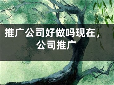 推廣公司好做嗎現(xiàn)在，公司推廣