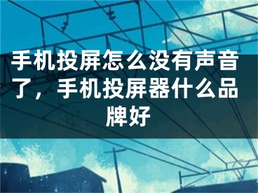 手機投屏怎么沒有聲音了，手機投屏器什么品牌好