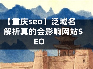 【重慶seo】泛域名解析真的會影響網(wǎng)站SEO 