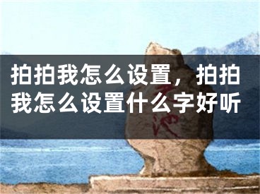 拍拍我怎么設(shè)置，拍拍我怎么設(shè)置什么字好聽(tīng)