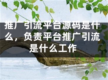 推廣引流平臺源碼是什么，負責平臺推廣引流是什么工作