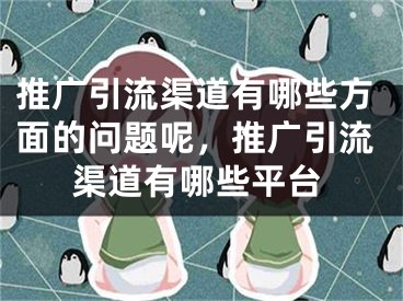 推廣引流渠道有哪些方面的問題呢，推廣引流渠道有哪些平臺(tái)