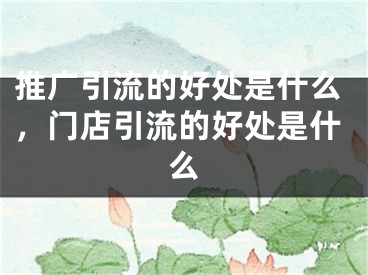 推廣引流的好處是什么，門店引流的好處是什么