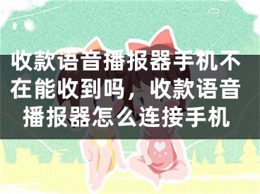 收款語(yǔ)音播報(bào)器手機(jī)不在能收到嗎，收款語(yǔ)音播報(bào)器怎么連接手機(jī)