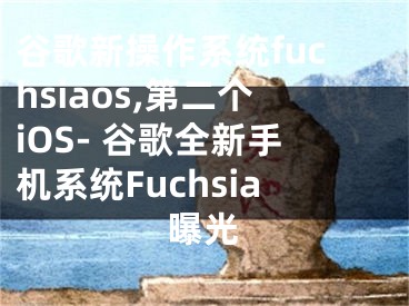 谷歌新操作系統(tǒng)fuchsiaos,第二個iOS- 谷歌全新手機(jī)系統(tǒng)Fuchsia曝光