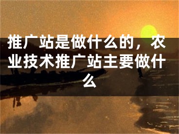 推廣站是做什么的，農(nóng)業(yè)技術(shù)推廣站主要做什么