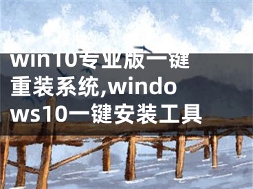 win10專業(yè)版一鍵重裝系統(tǒng),windows10一鍵安裝工具