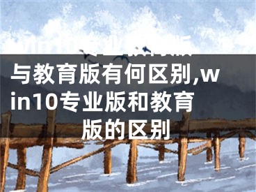 win10專業(yè)教育版與教育版有何區(qū)別,win10專業(yè)版和教育版的區(qū)別