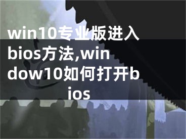 win10專業(yè)版進(jìn)入bios方法,window10如何打開bios