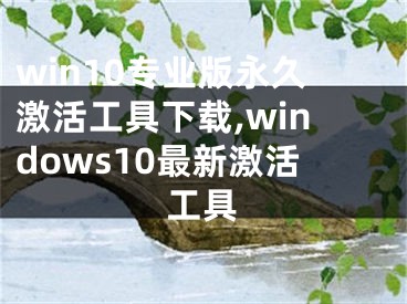 win10專業(yè)版永久激活工具下載,windows10最新激活工具