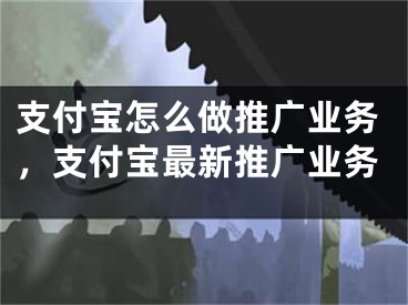 支付寶怎么做推廣業(yè)務(wù)，支付寶最新推廣業(yè)務(wù)